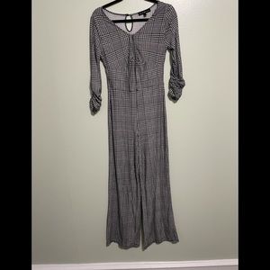 Houndstooth long jumper